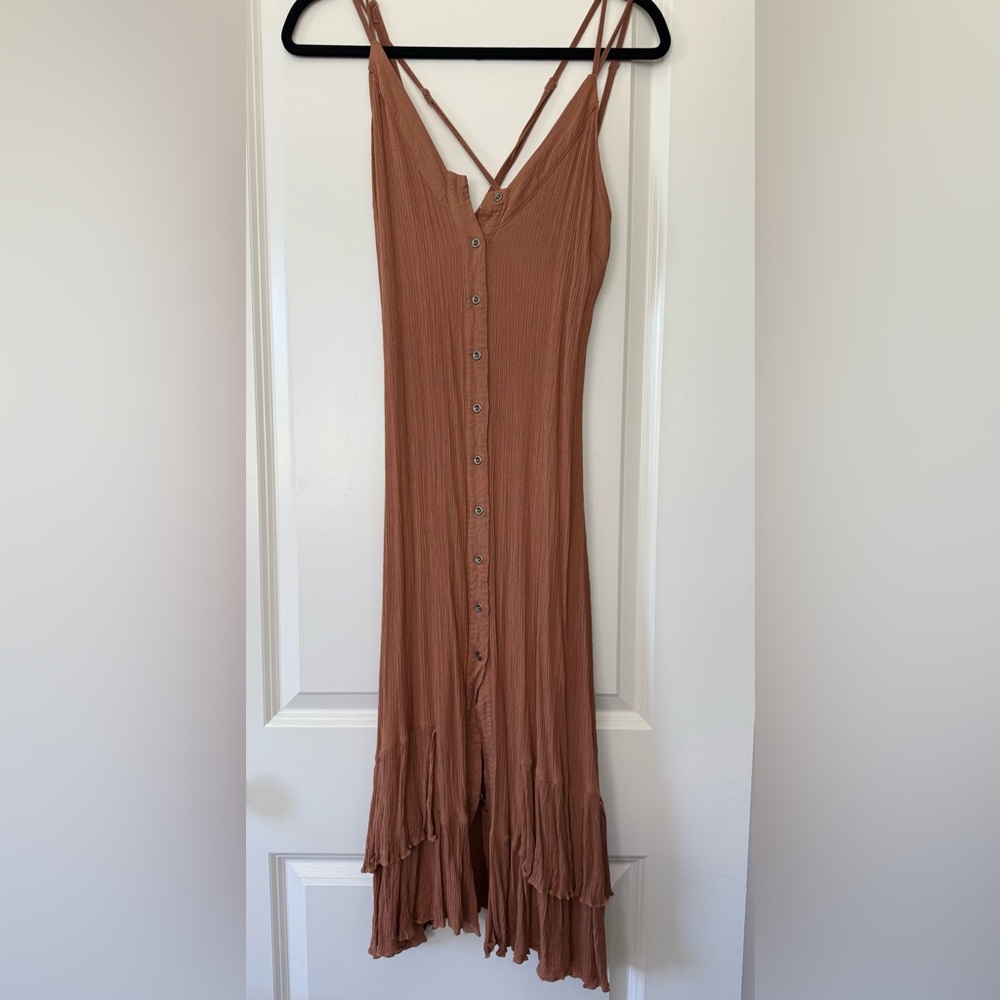 Wishlist Strapless Brown Dress